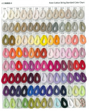 100% Cotton Colored Round String for Adults' Garment