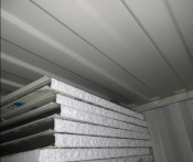 150 Mm PU-Foam Sandw. Panels with Smooth Surface (flat) in 11.8 M Lenghts