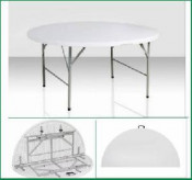 152mm Round Plastic Banquet Table/Party Folding Table/ Restaurant Table (SY-152ZY))