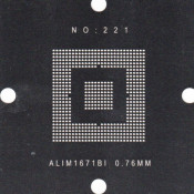 ALIM1671BI Stencil 80x80mm