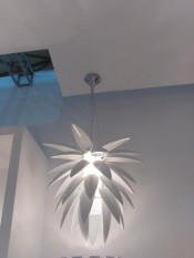 2012 Hot Sell Resin Glass and Carbon Steel Modern Pendant Lamp (973S1)