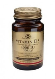 Vitamin D3 4000 IU (100 µg) Vegetable Capsules