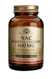 NAC (N-Acetyl Cysteine) 600 mg Vegetable Capsules 
