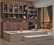 2014 Fashionable Bedroom Morden Wardrobe by E0 Board (W-0110)