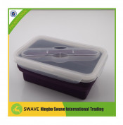 2014 Food Grade Collapsible Air Tight Lunch Box, Easy Lunch Boxes, Insulated Food Carrier, Lunch Container Y95035