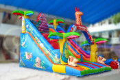 2014 Inflatable Giraffe Slide Chsl340