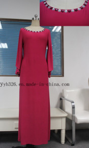 2014 Yyh Women Fashion Red Maxi Muslim Dress