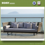 2015 Classic Outdoor Leisure Sofa Metal Poly Cord Sofa Furniture