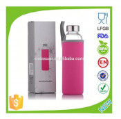 2015 Custom Narrow Mouth Glass Water Bottles for Sale