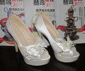2015 Fashion High Heel Ladies Peep Toe Sandals (HCY02-1437)