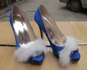 2015 Fashion High Heel Ladies Peep Toe Sandals (HCY02-1456)