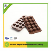 2015 Funny Silicone Starfish Shaped Chocolate Molds / Cake Mold (FDA, LFGB, SGS approved)