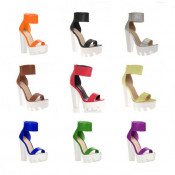 2015 New Design High Heel Lady Dress Sandals (S07)