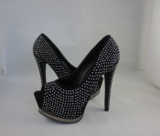 2015 New Design Women Peep Toe Sandals (HCY03-151)