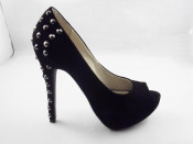 2015 New Design Women Peep Toe Sandals (HCY03-162)