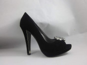 2015 New Style of Fashion Peep Toe Ladies Sandals (HCY03-034)
