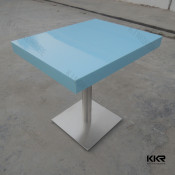 24inch Solid Surface Tables Stylish Blue Table Top for Dining Room