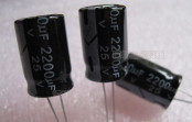 50pcs 2200UF 25V Electric Capacity
