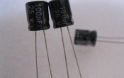 100pcs 100UF 25V Electric Capacity