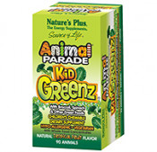 Animal Parade KidGreenz Children's Chewables - Tropical Fruit Flavor