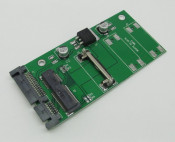 Converter 2.5cm 18+8pin mSATA Female to 15+7pin SATA Male Small