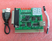 Laptop / Desktop 2 Bits PCI & LPT Diagnostic Card