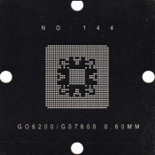 GO6200 GO7600 Stencil 80x80mm