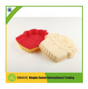 3D Silicone Fondant Decorating Castle Shaped Modelling Cake Mould, Funny Silicone Molds