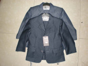 3button Stripy OEM Fashion Boy's Formal Wedding Suits
