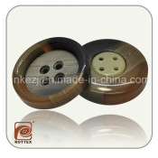 4 Eyes Resin/Polyester Fashion Horn and Brushed Coat Button Has Big-Samll Eyes