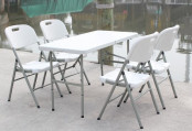 4 Foot Rectangle Fold -in- Half Plastic Table (SY-122Z)