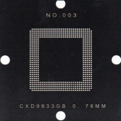 CXD9833GB Stencil 80x80mm