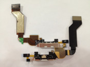 Charging Dock Port Connector Flex Cable for iPhone 4s White
