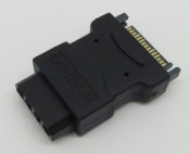 SATA 15-Pin Male to Molex 4-Pin Female Adapter
