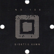 SIS 671 Stencil 80x80mm