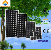 5W-125W High Efficiency Monocrystalline Solar Panel for off Grid Solar Power System