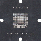 N12P-Q3-A1 Stencil 80x80mm