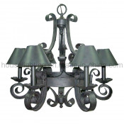 6 Light Aged Steel Chandelier CH-850-5065x6