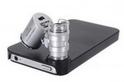 60X Zoom LED Cellphone Microscope For iPhone 4/4S