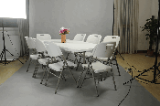 6ft New Long Used Plastic Folding Chair/ Banquet Table (SY-183Z)