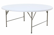 6ft Plastic Meeting Dining Round Folding Table