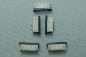 5pcs FFC/FPC Connector 6pin Pitch 1.0mm Bottom Contact