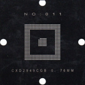 CXD2949CGB Stencil 80x80mm