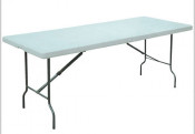 72 Inch Party Rental Banquet Plastic Folding Table