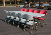 8 Foot Outdoor Table Folding Chair Set (SY-240Z)