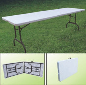 8ft Blow Mold Plastic Banquet Folded Table (SY-240Z)