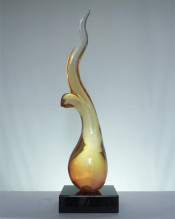 Abstract Clear Resin Crafts for Table Decoration Business Gift