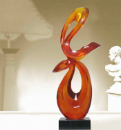 Abstract Resin Sculpture for Office Decoration Td-R064