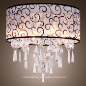 Acrylic Fabric Lamp Shape Crystal Ceiling Lights Em4750-5L