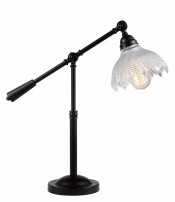 Adjustable Glass Shade Bedroom Table Light (MT4232A)